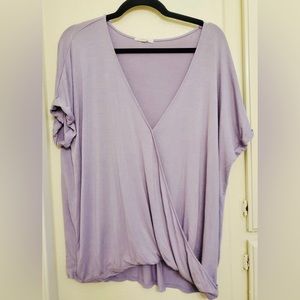 Lilac Surplice Drape Top- Maurice’s